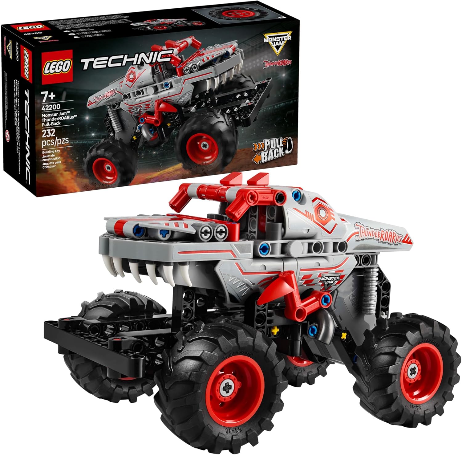 LEGO Technic Monster Jam ThunderROARus Pull-Back Monster Truck