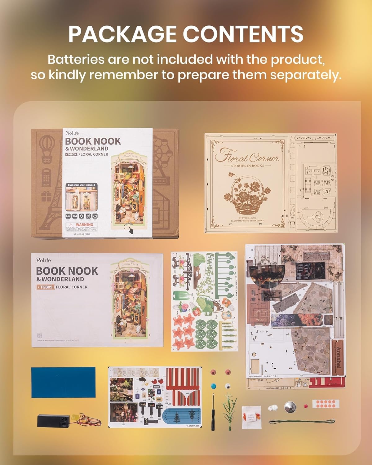 Floral Corner Book Nook