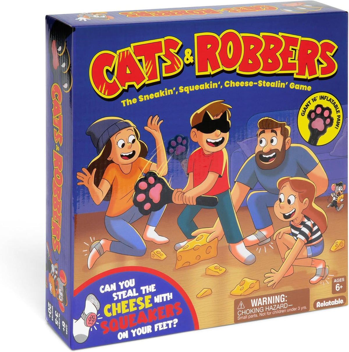Cats and Robbers, Steal the Cheese Game
