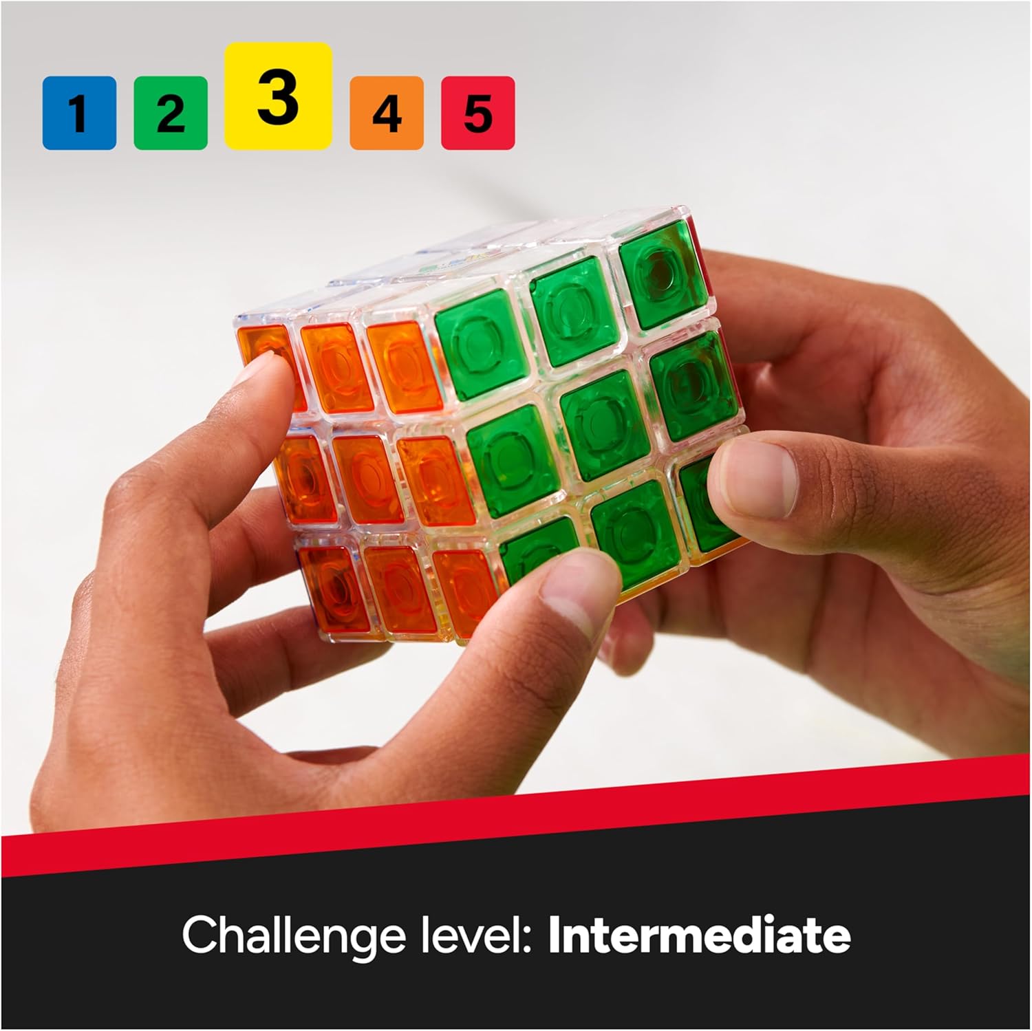 Rubik's 3x3 Crystal Cube