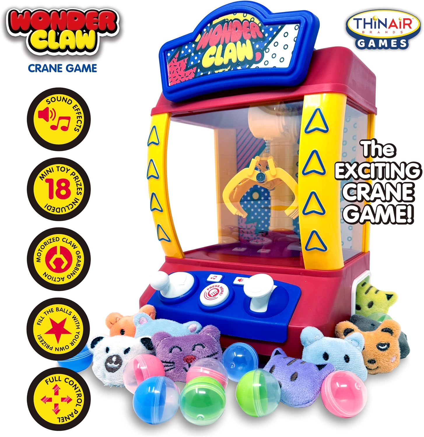 Wonder Claw Machine Crane Game for Kids