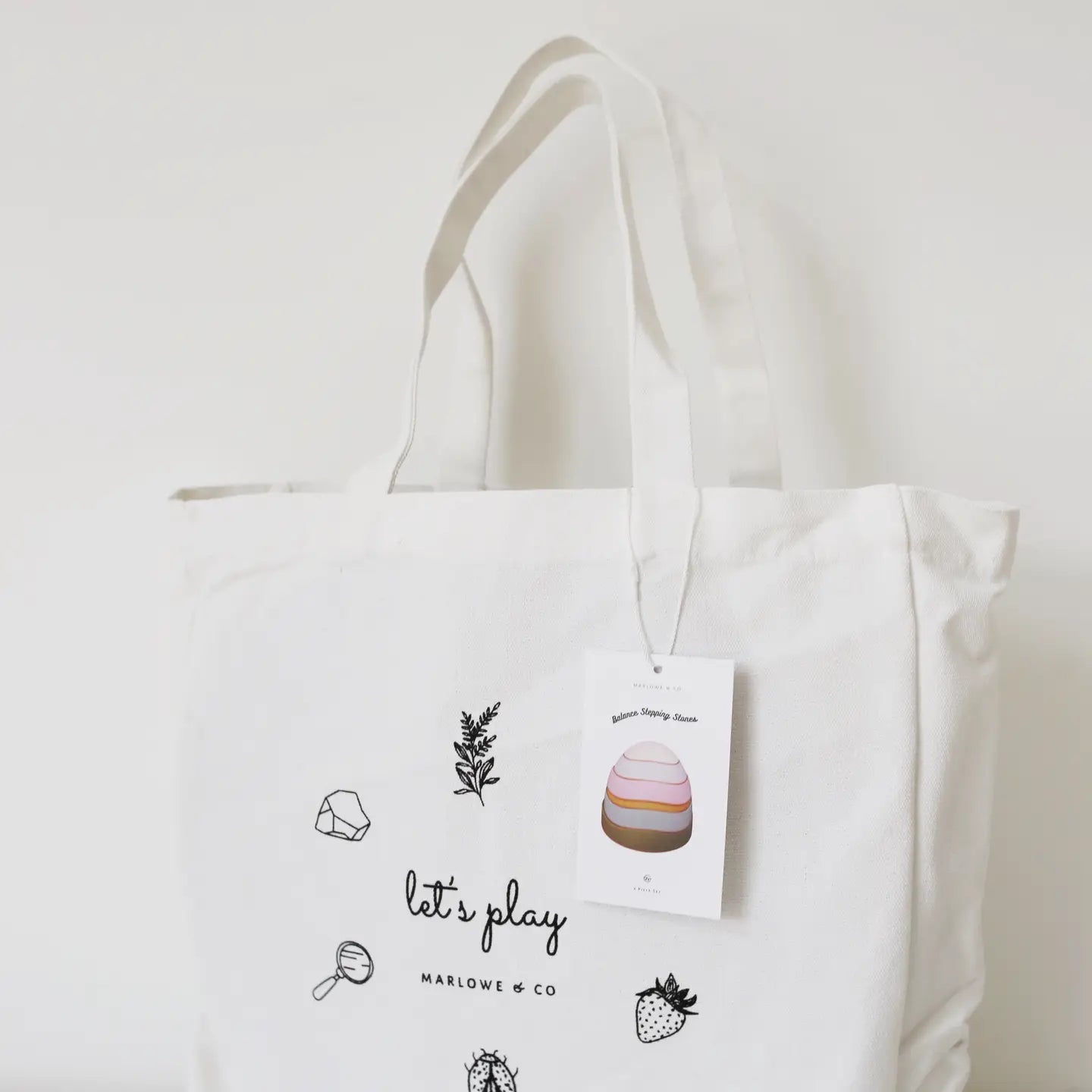 Balance Stepping Stones with Storage Tote