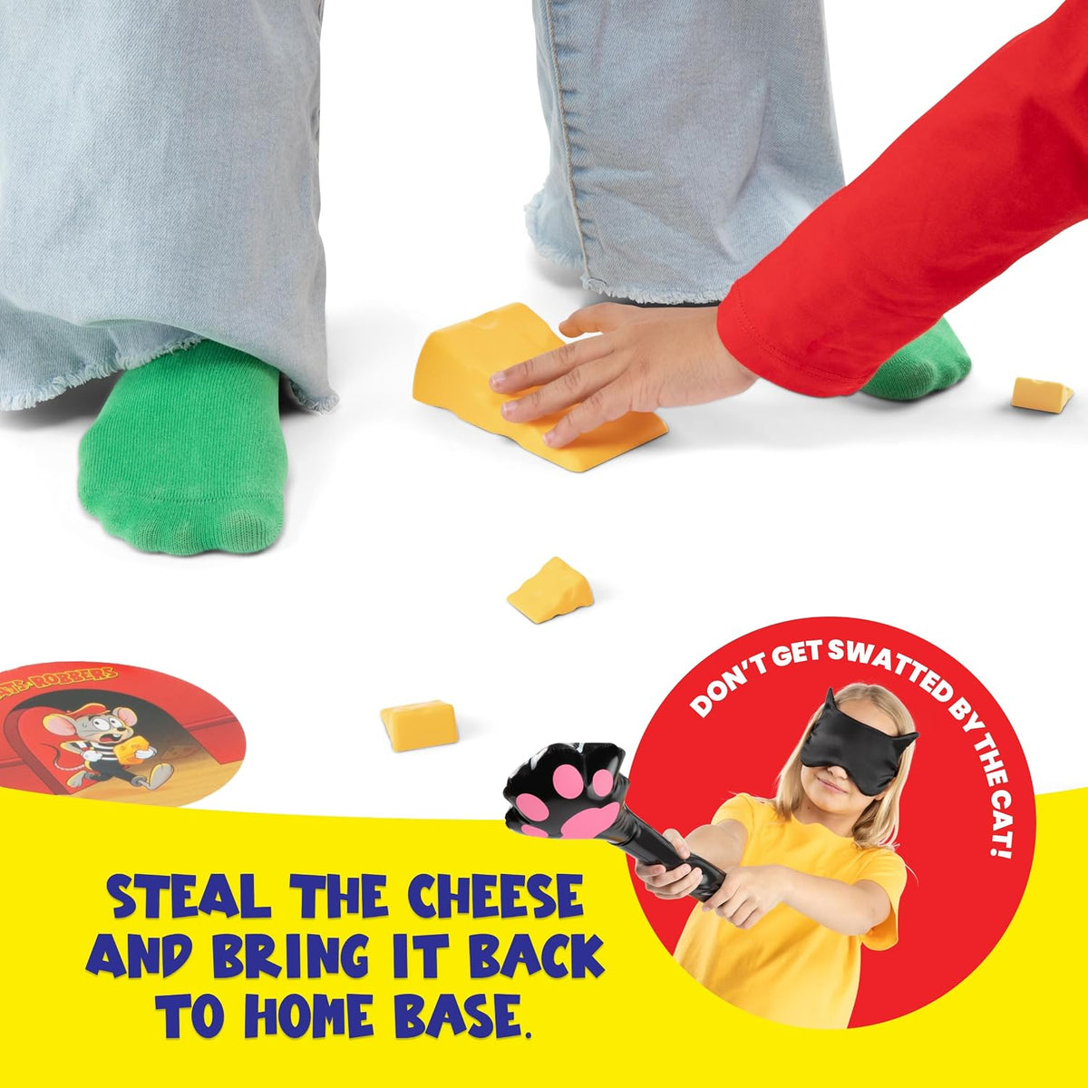 Cats and Robbers, Steal the Cheese Game