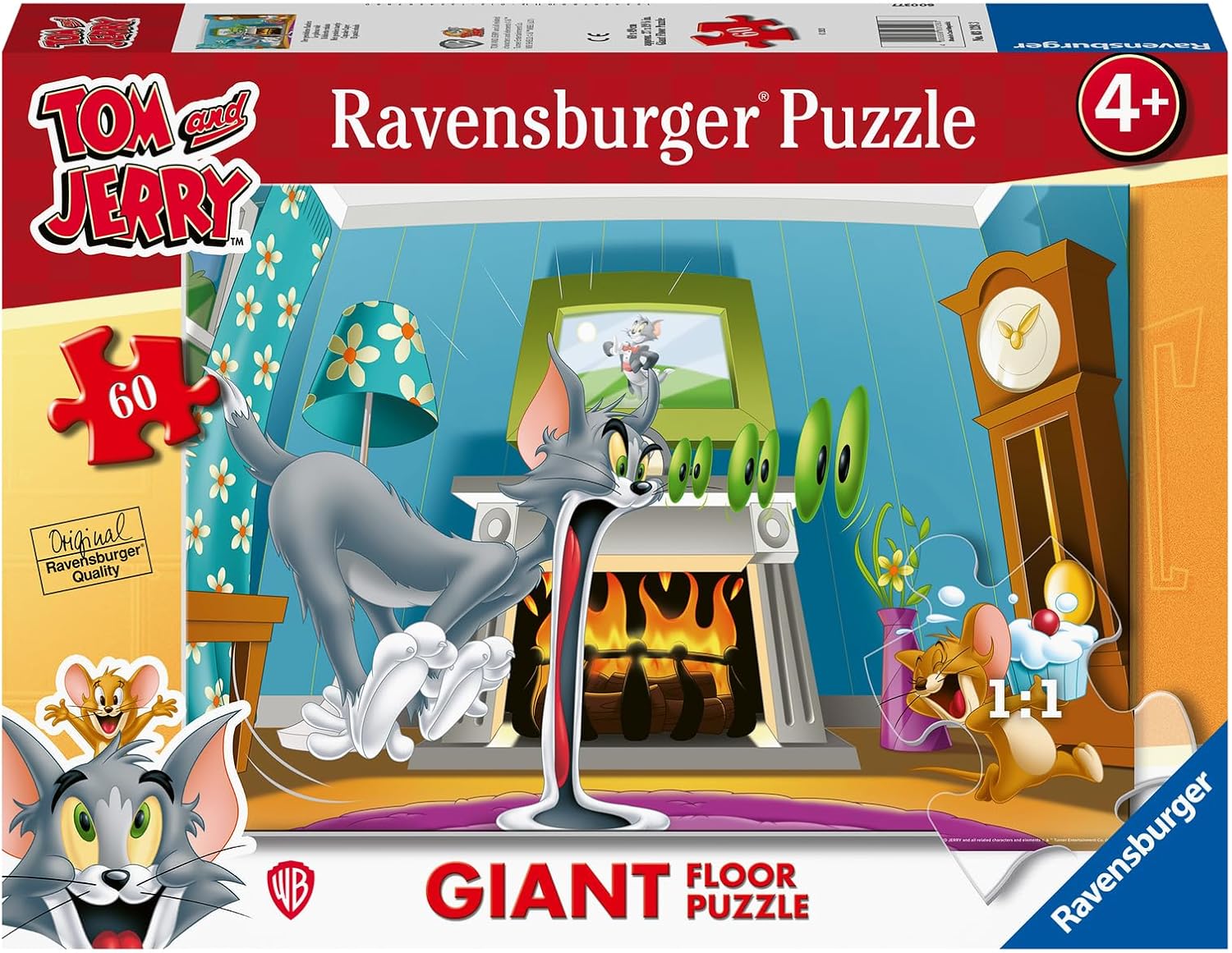 Ravensburger Tom & Jerry 60 Piece Giant Floor Puzzle