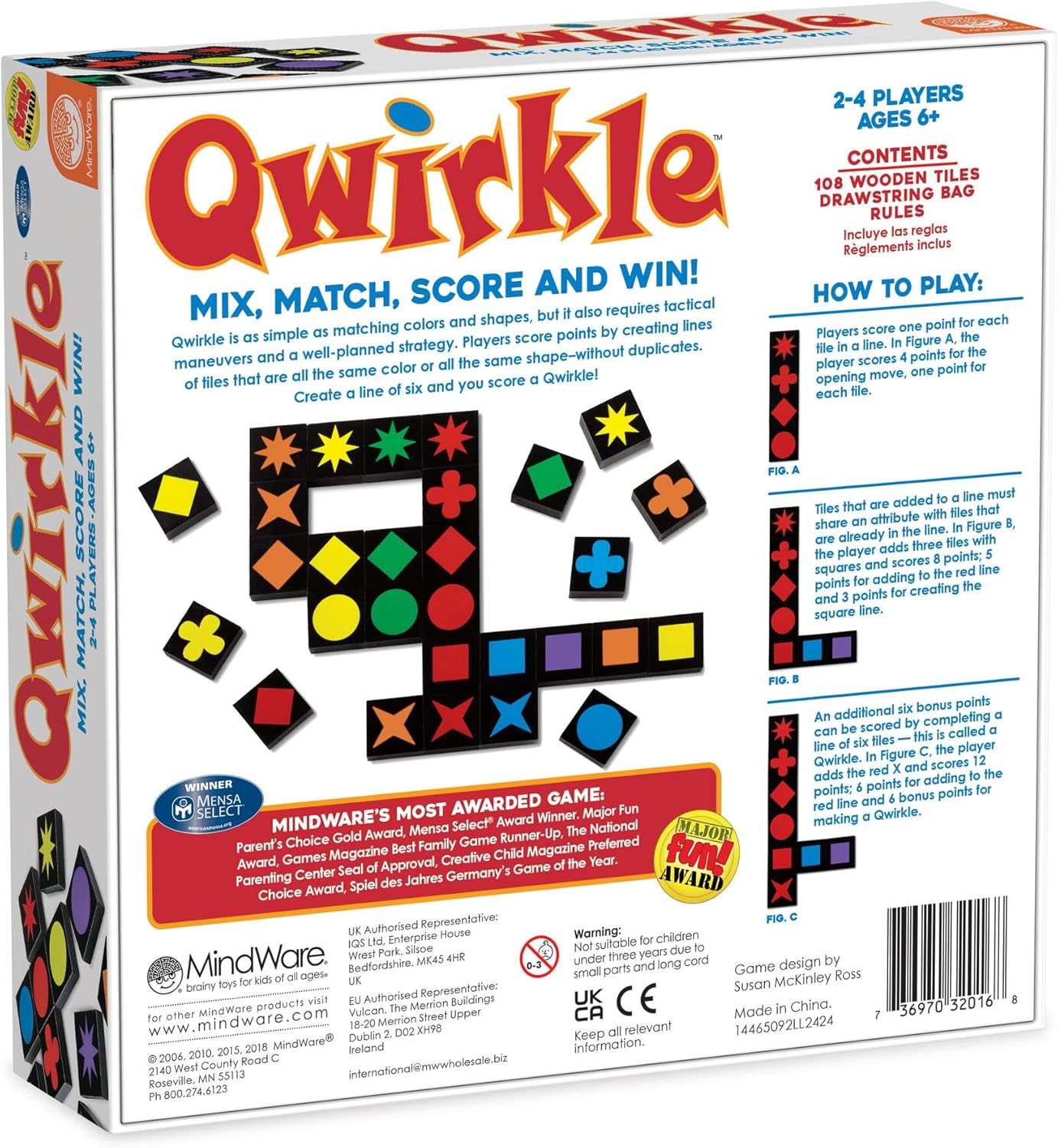 Qwirkle Board Game