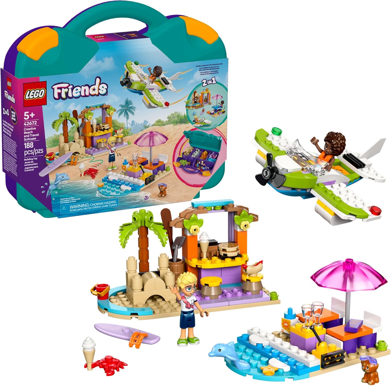 LEGO Friends Creative Beach and Travel Suitcase