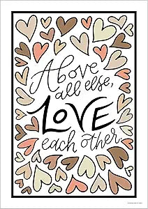 Simply Stylish - Above All Else, Love Each Other Poster