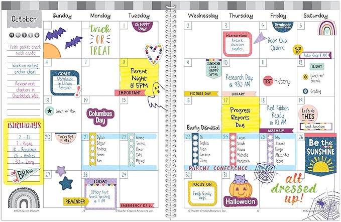Oh Happy Day Lesson Planner