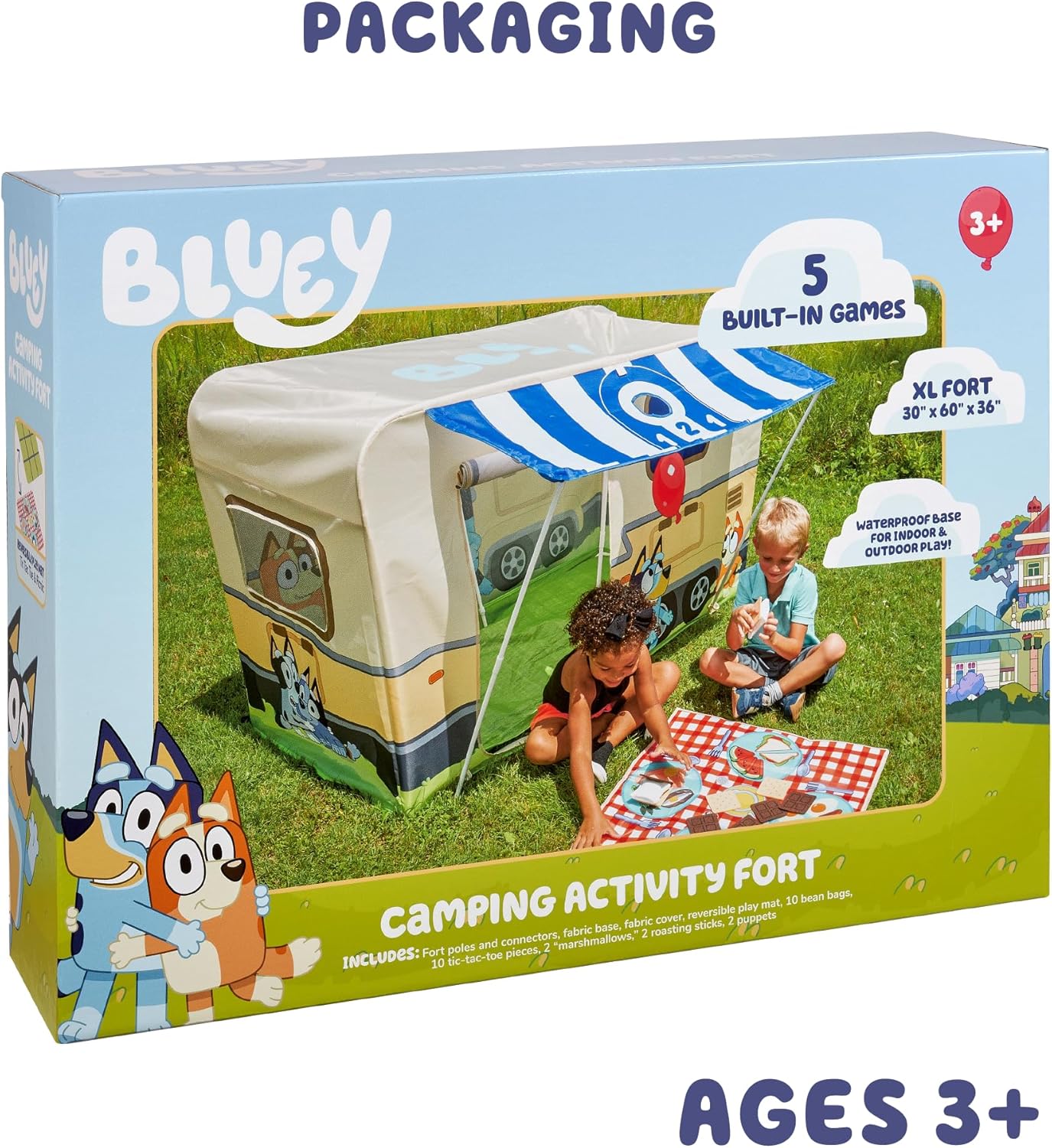 Bluey Camping Activity Fort