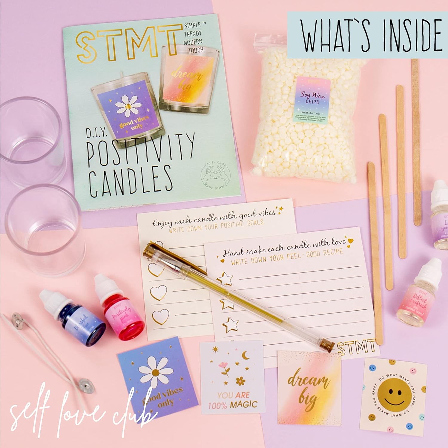 STMT DIY Positivity Candles