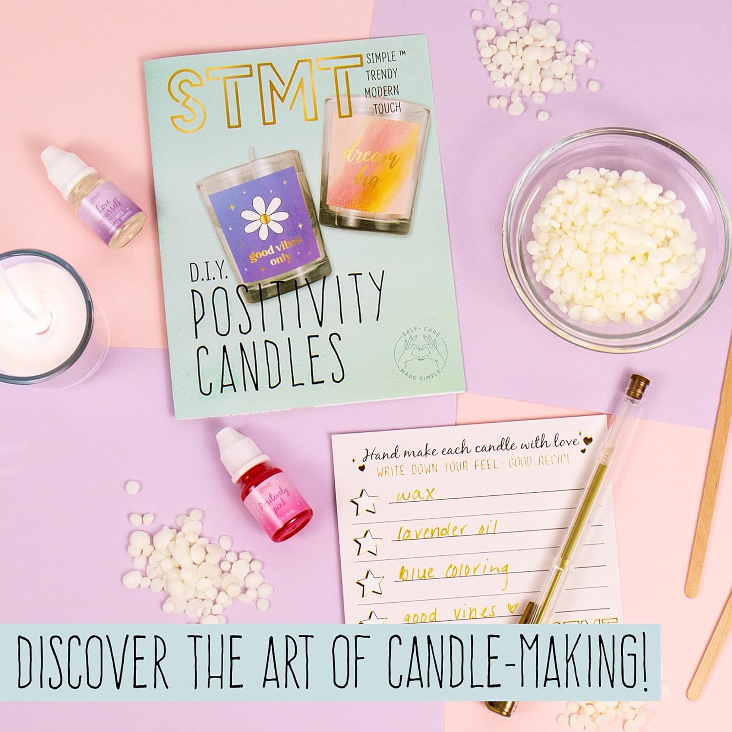 STMT DIY Positivity Candles