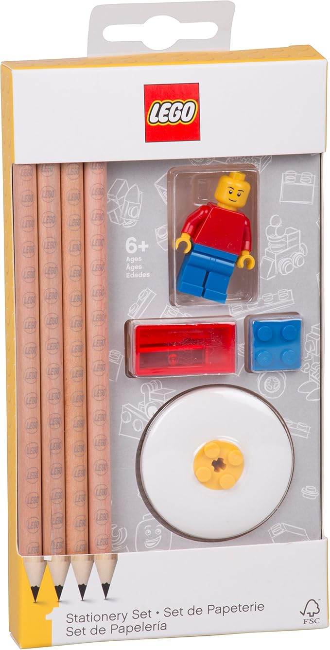 LEGO Stationery Set with Minifigure