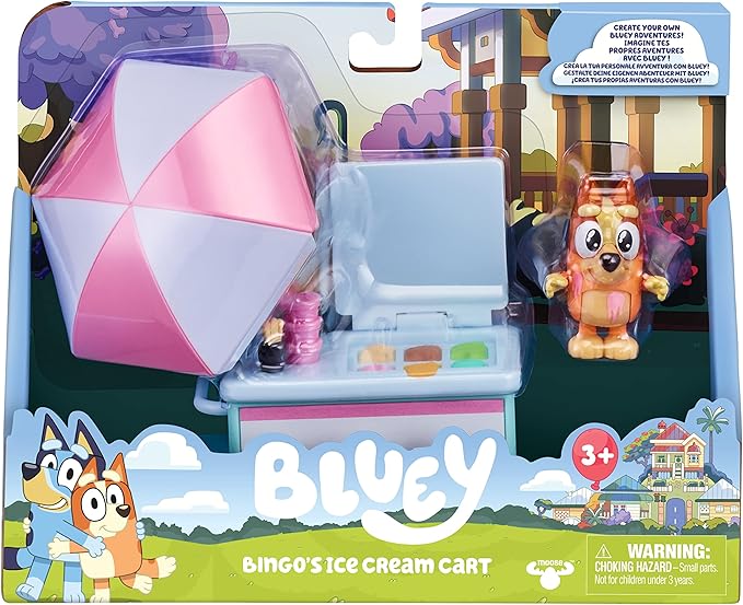 Bluey Vehicle & Figures Ice Cream Cart