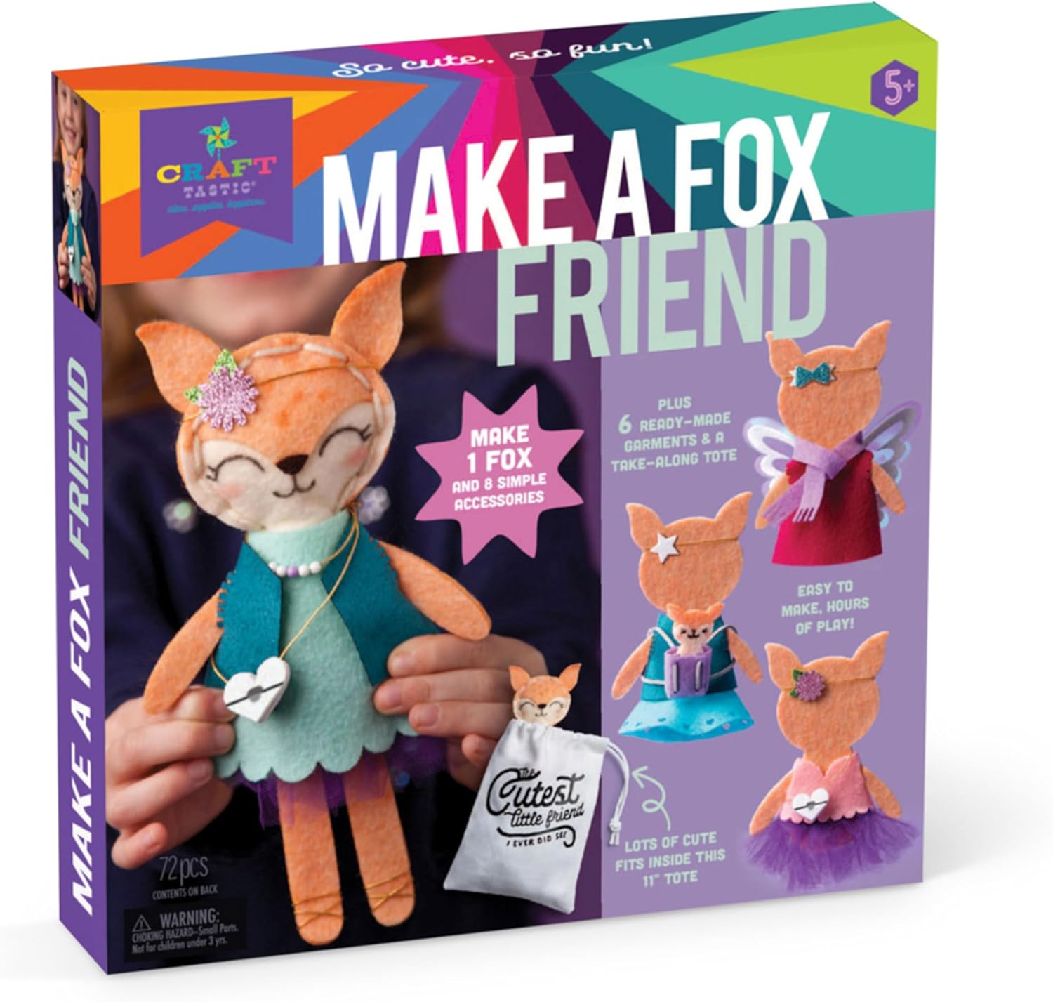 Craft-Tastic Make a Fox Friend Sewing Kit
