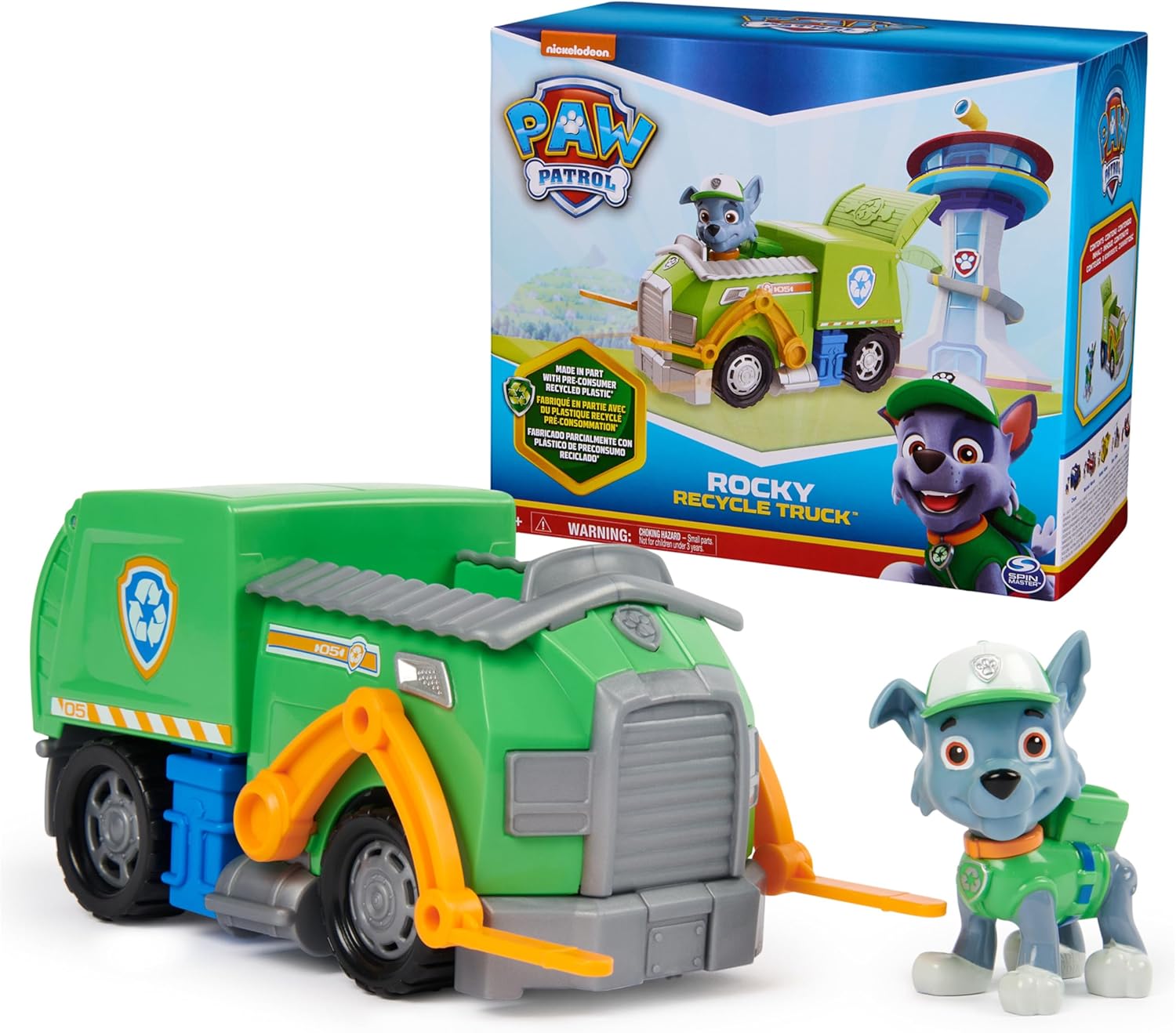 Paw Patrol Rocky's Recycle Truck Toy