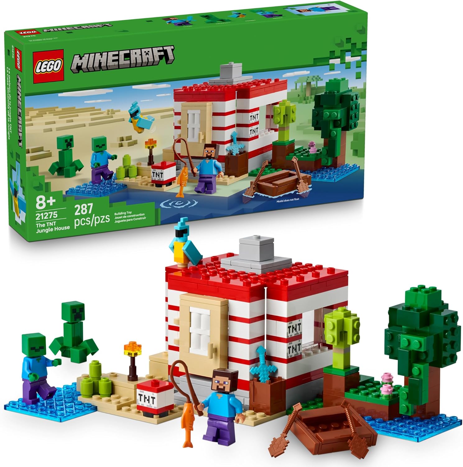 LEGO Minecraft The TNT Jungle House