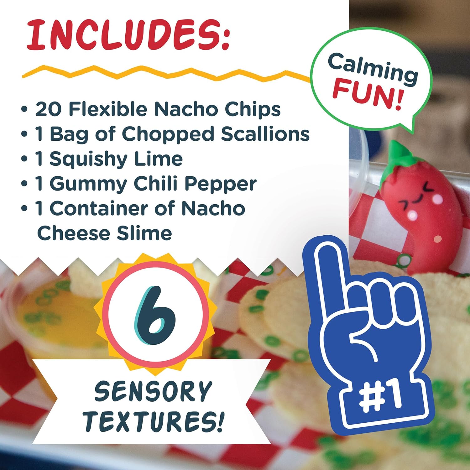 Foodie Fidgets Fan Foods Nachos