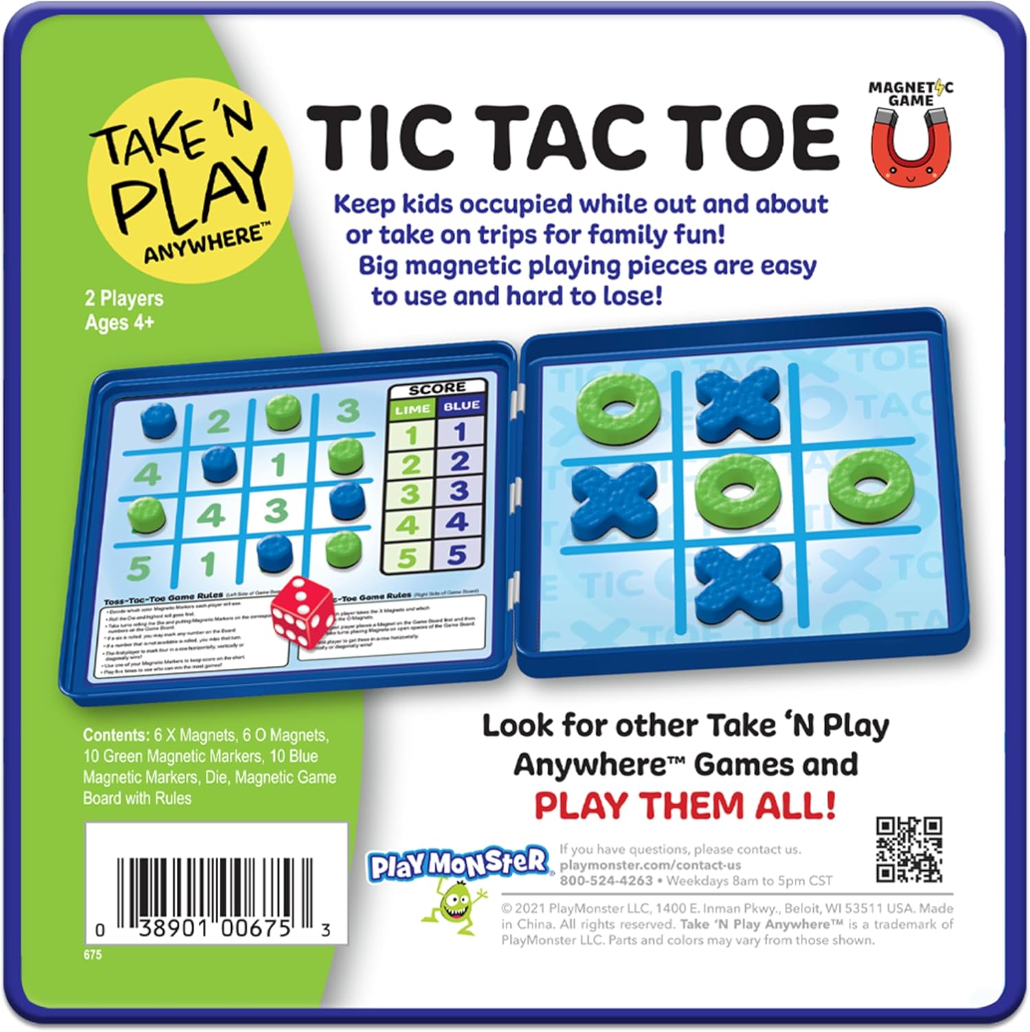Take 'N Play Magnetic Tic-Tac-Toe