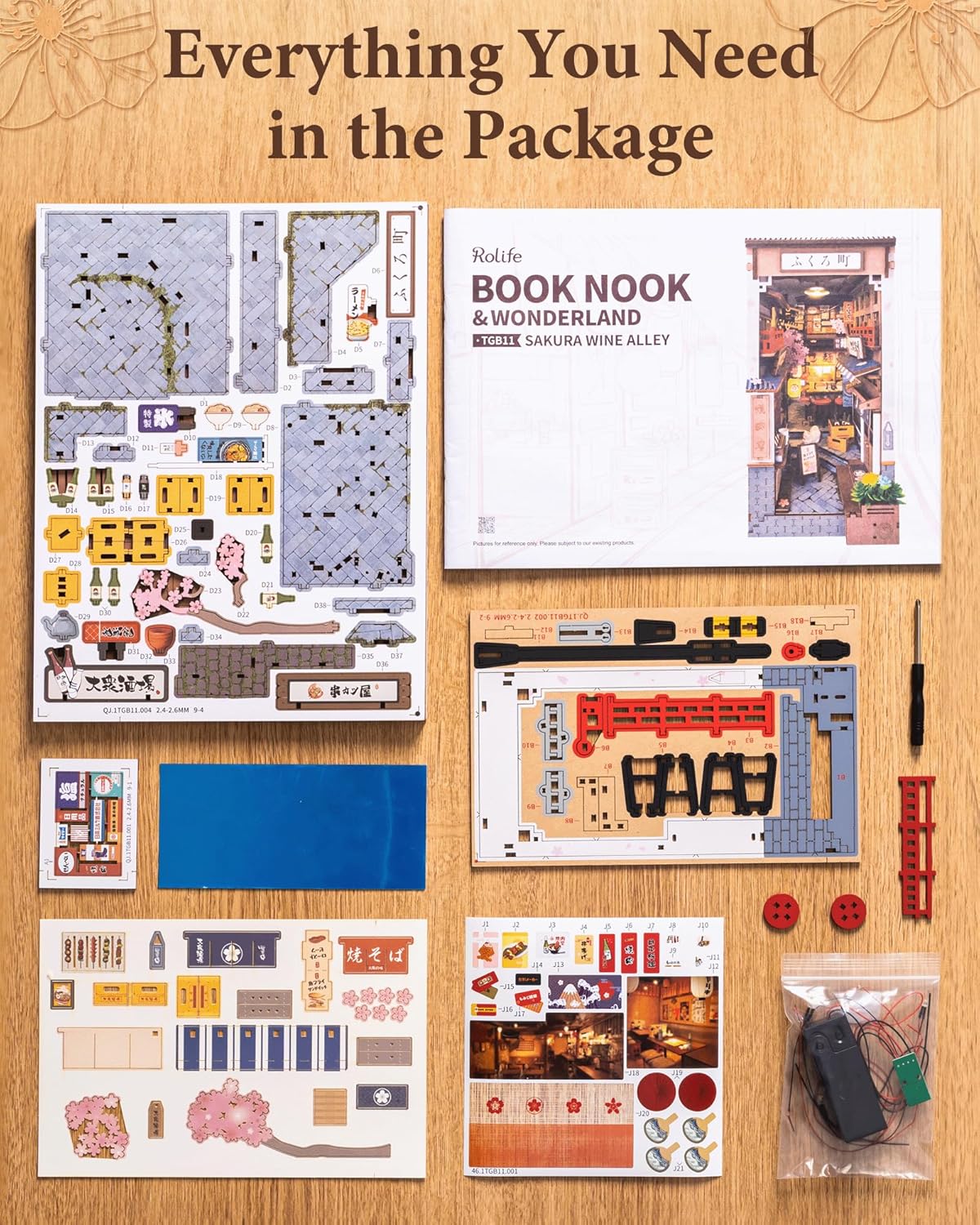 Sakura Wine Alley Book Nook