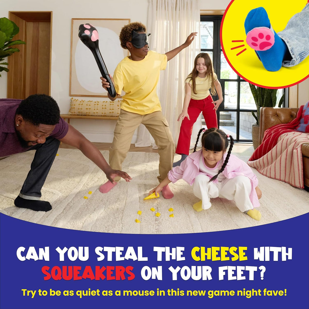 Cats and Robbers, Steal the Cheese Game