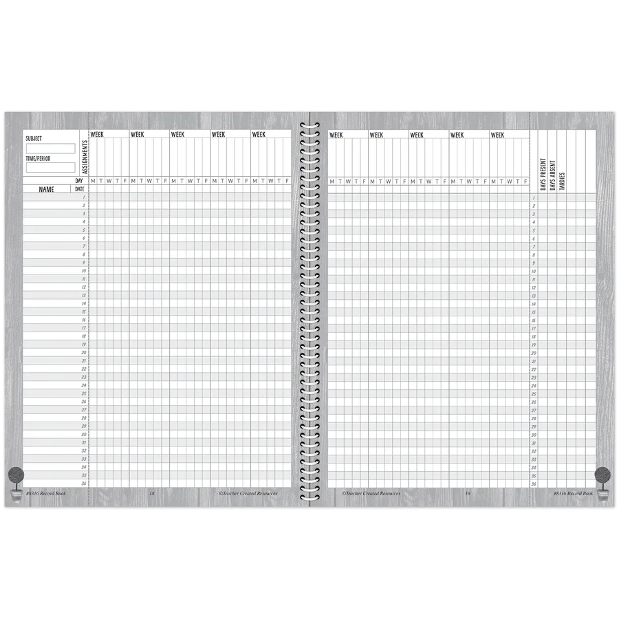 Modern Farmhouse Record Book