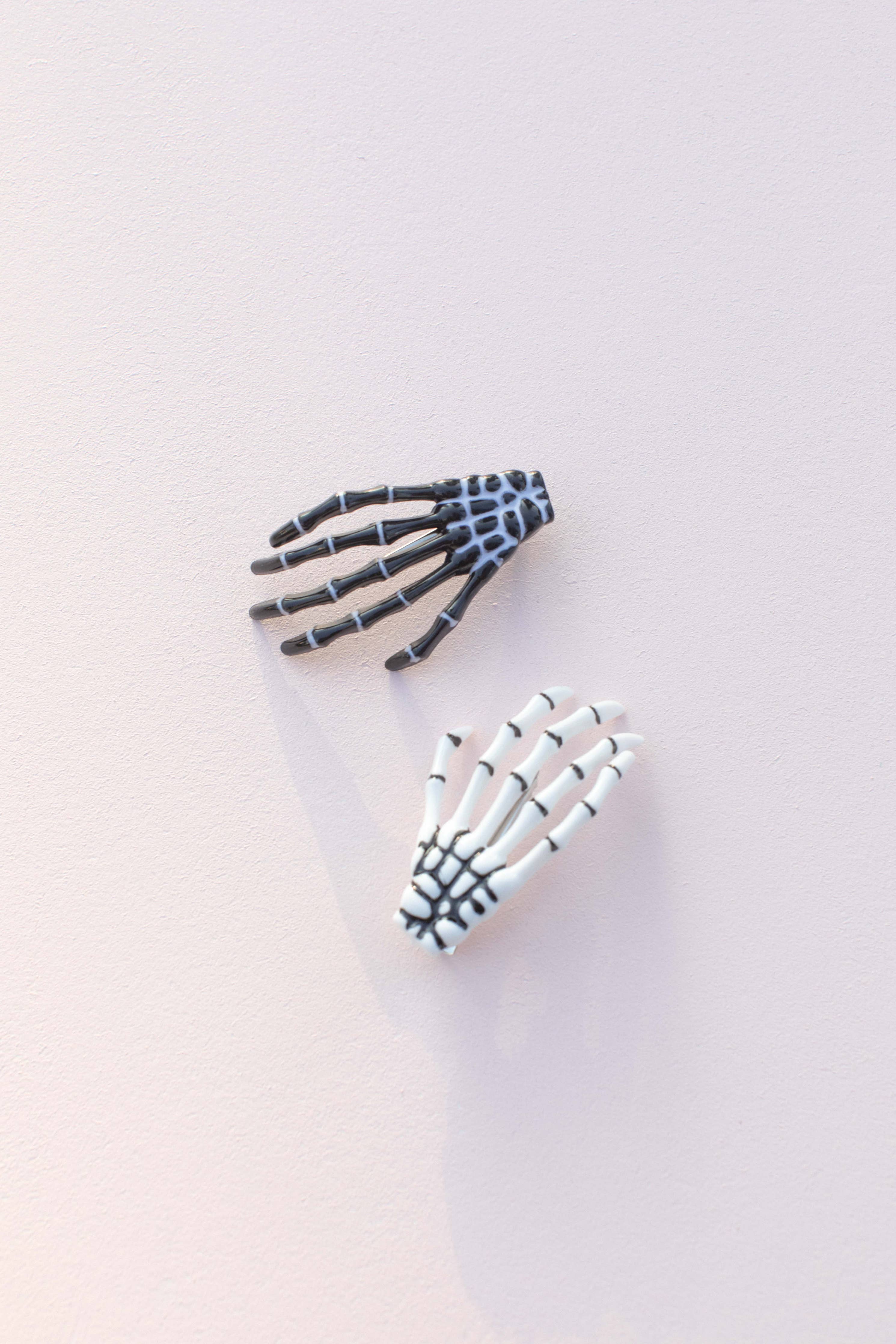 Halloween Skeleton Hand Clip Hair Claw