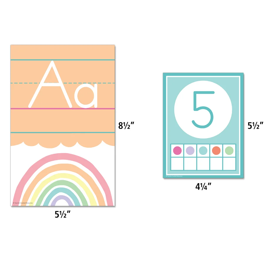 Pastel Pop Alphabet Bulletin Board set