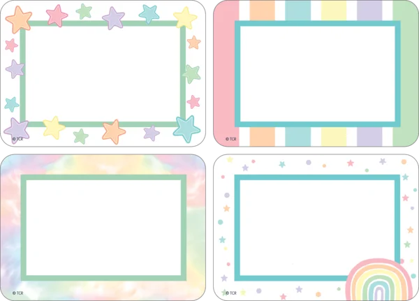 Pastel Pop Name Tags/Labels