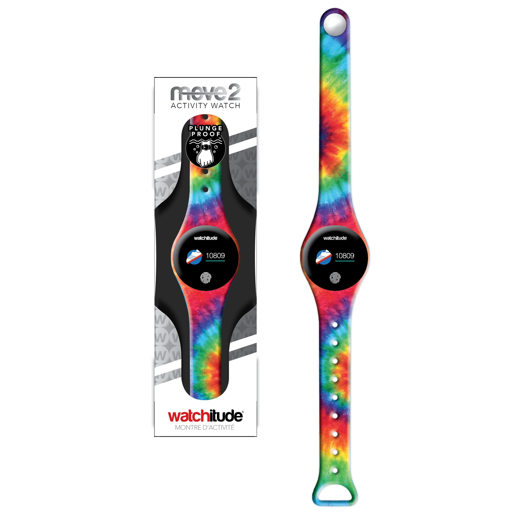 Tie Dye Watchitude Move 2 Slap Watch