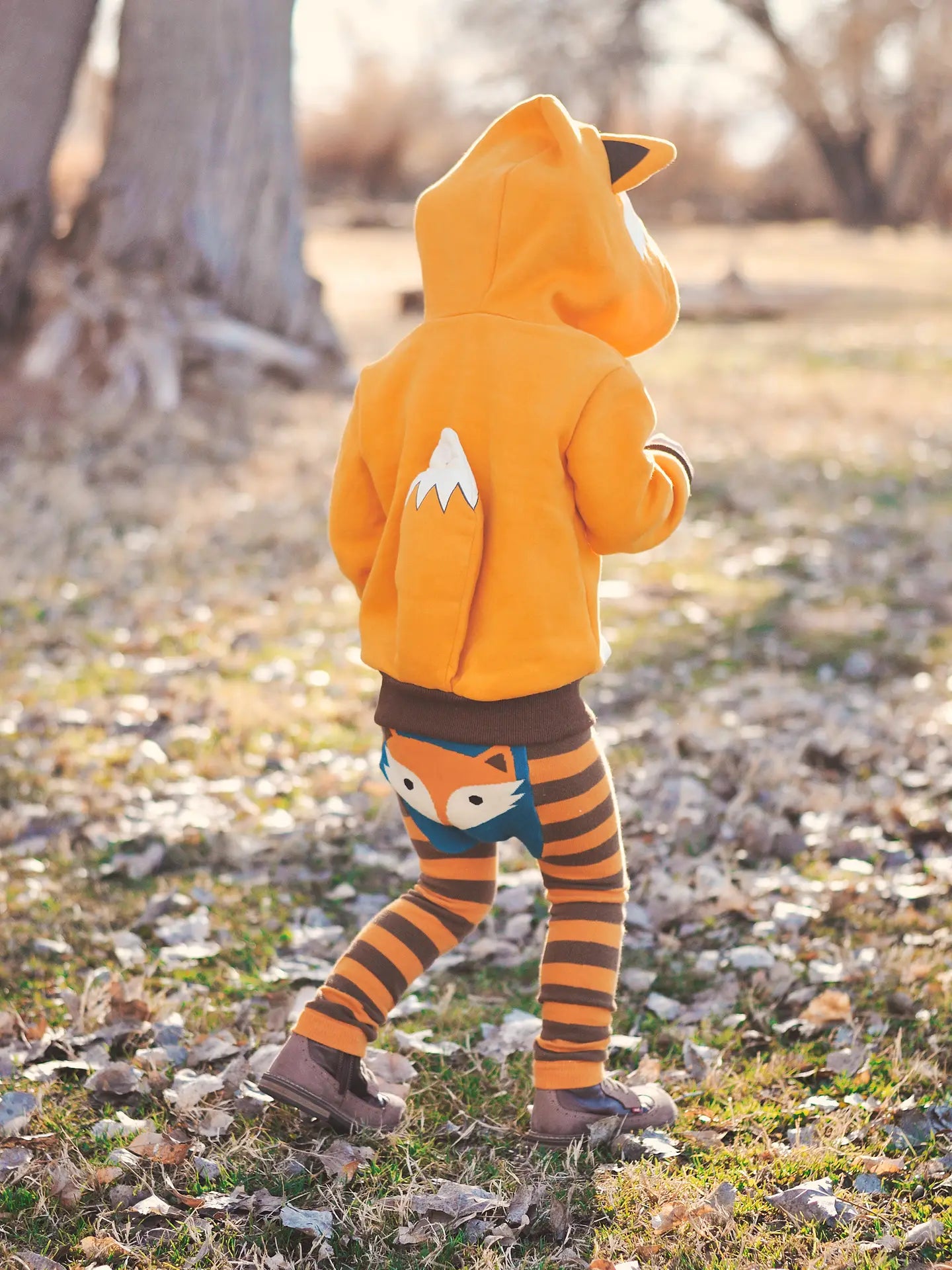 Woodland Fox Toddler and Kids 3D Hoodie