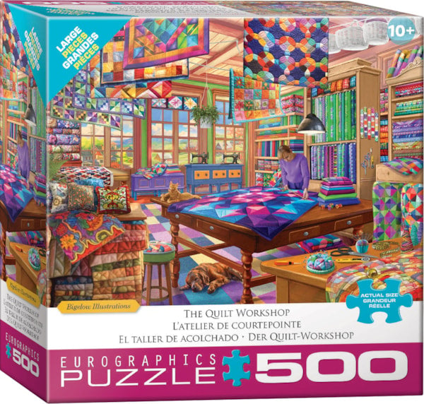 Eurographics The Quilt Workshop 500 Piece Puzzle