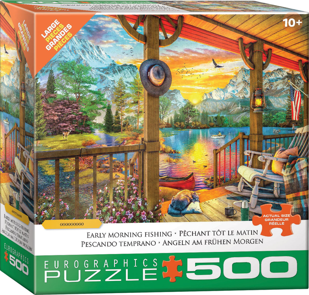 Eurographics Early Morning Fishing 500 Piece Puzzle