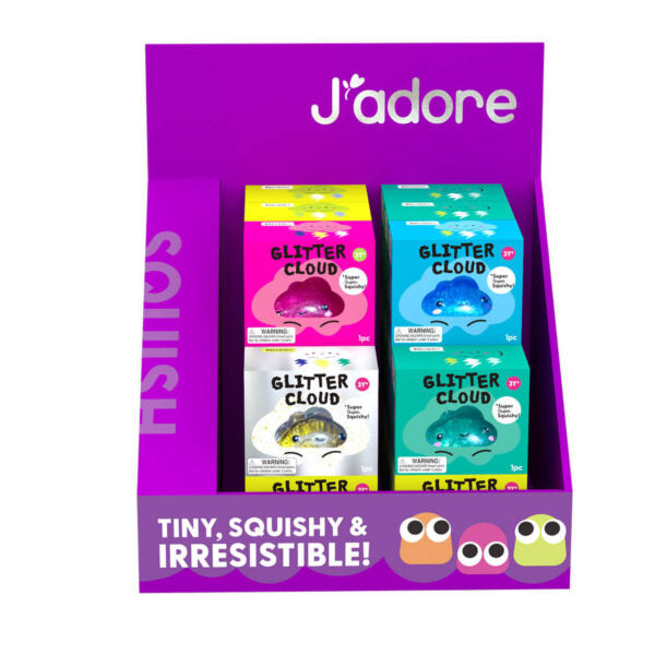 J'adore Glitter Cloud Squish