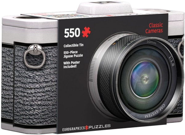 Eurographics Classic Camera 550 Piece Puzzle in Tin