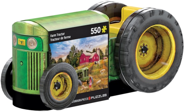 Eurographics Farm Tractor 550 Piece Puzzle in Tin