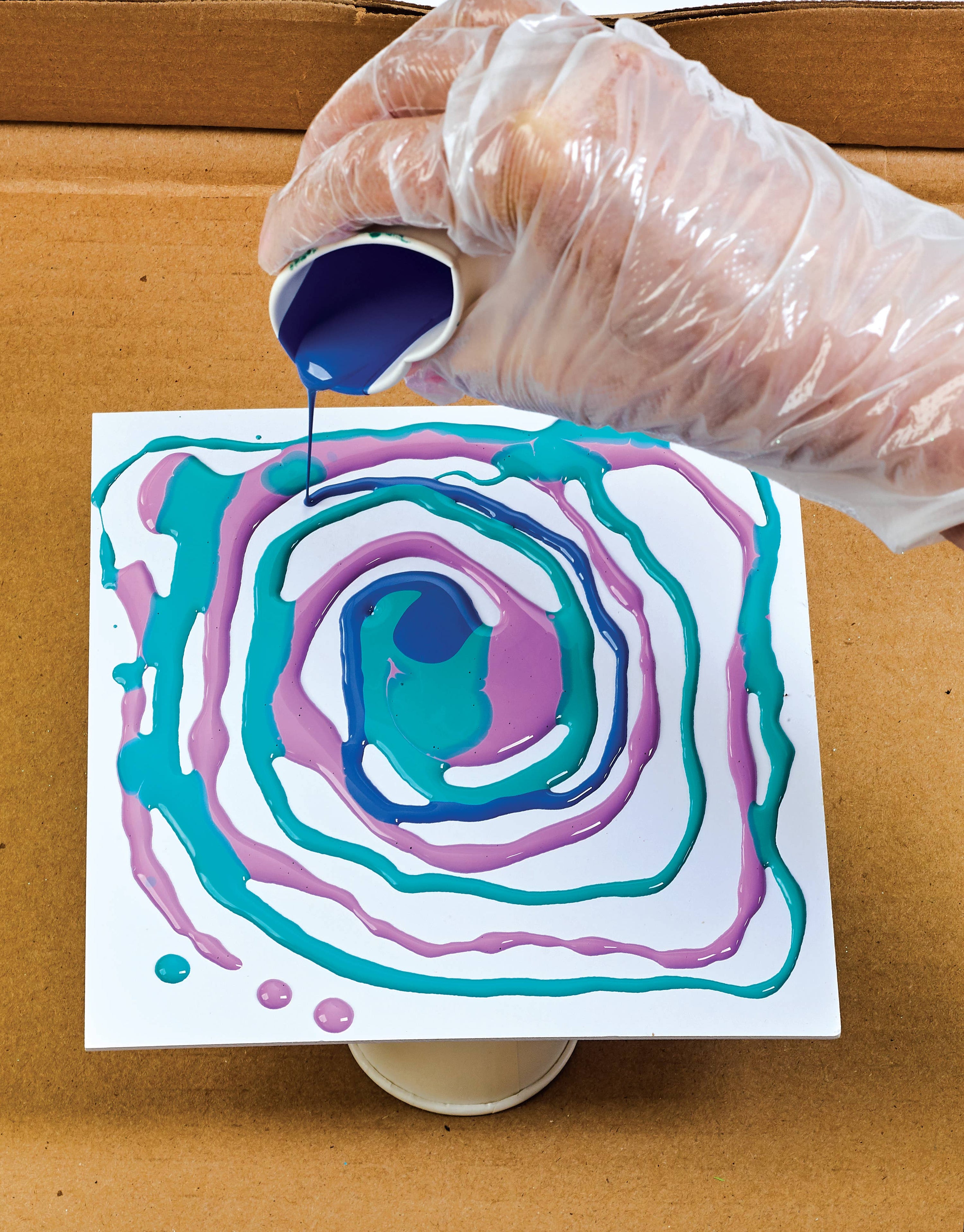 Do Art Paint Pour Studio Art Kit for Kids