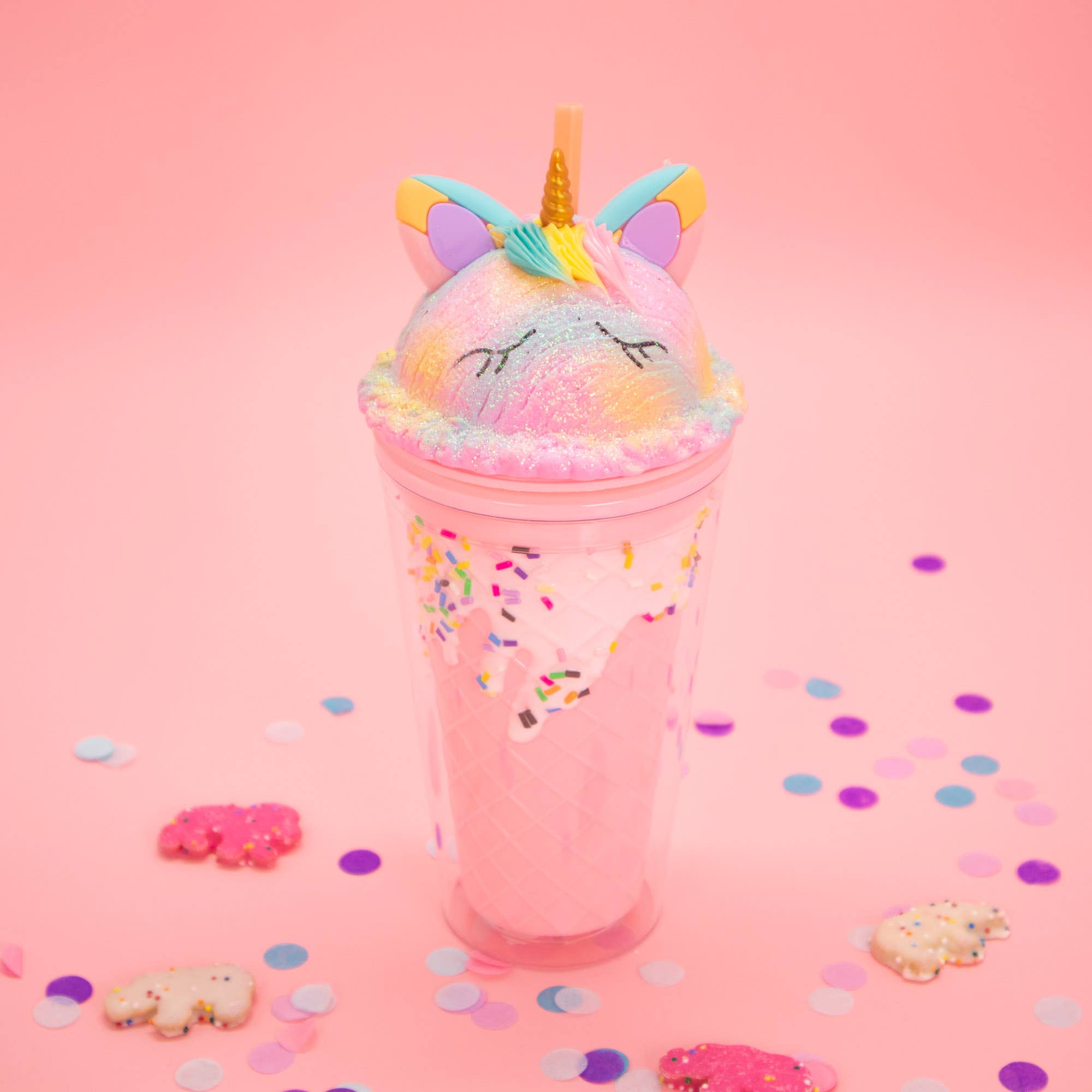 Unicorn Scoop Cone Tumbler