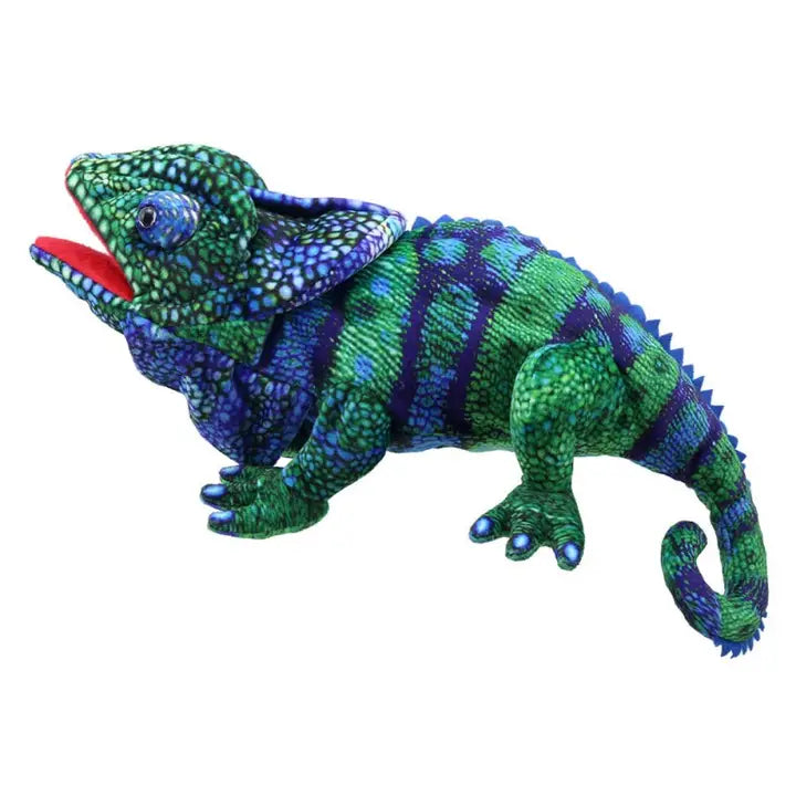 Large Chameleon Hand Puppet