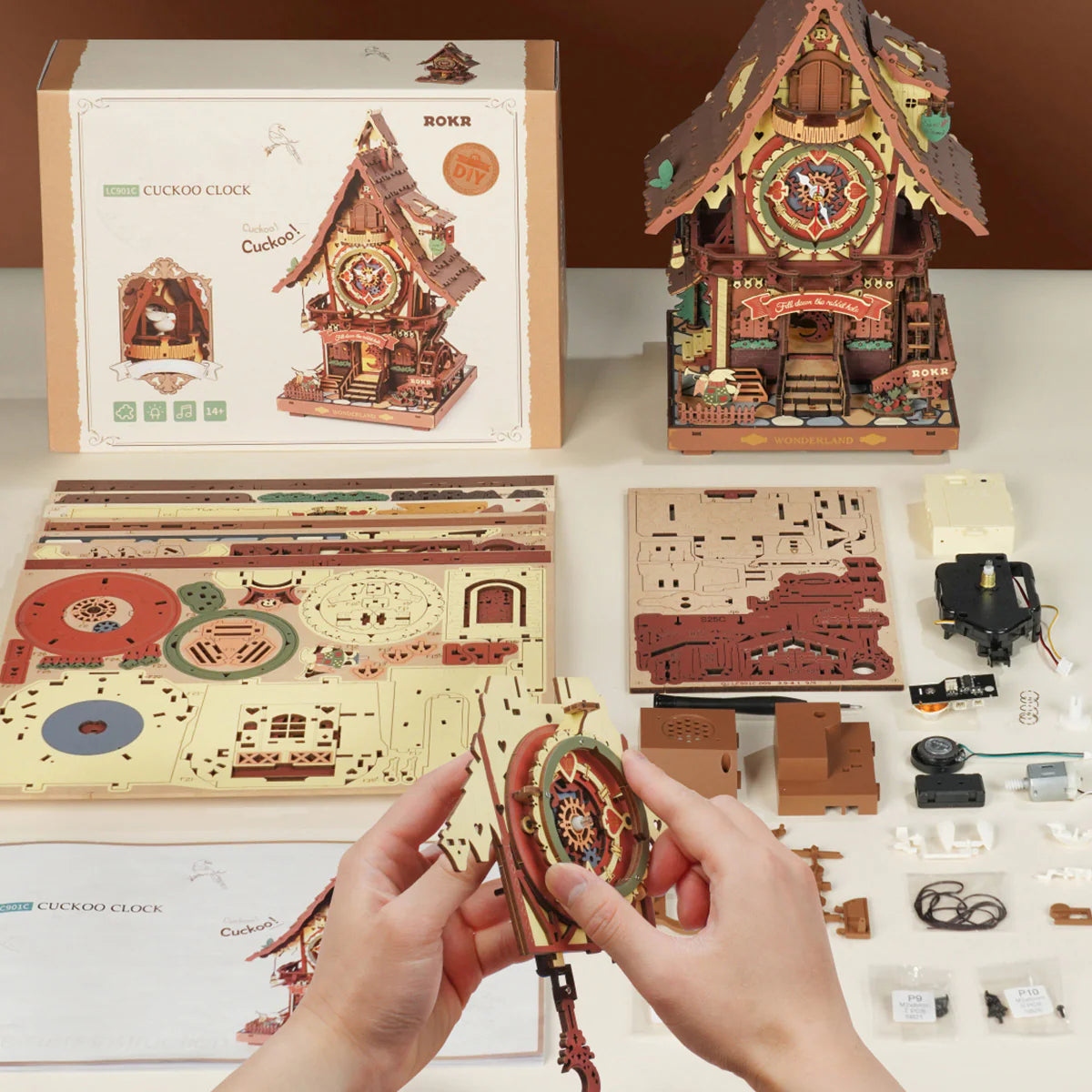 Cuckoo Clock Mechanical 3D Wooden Puzzle