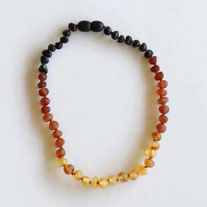 Raw Ombre Baltic Amber Baby Necklace