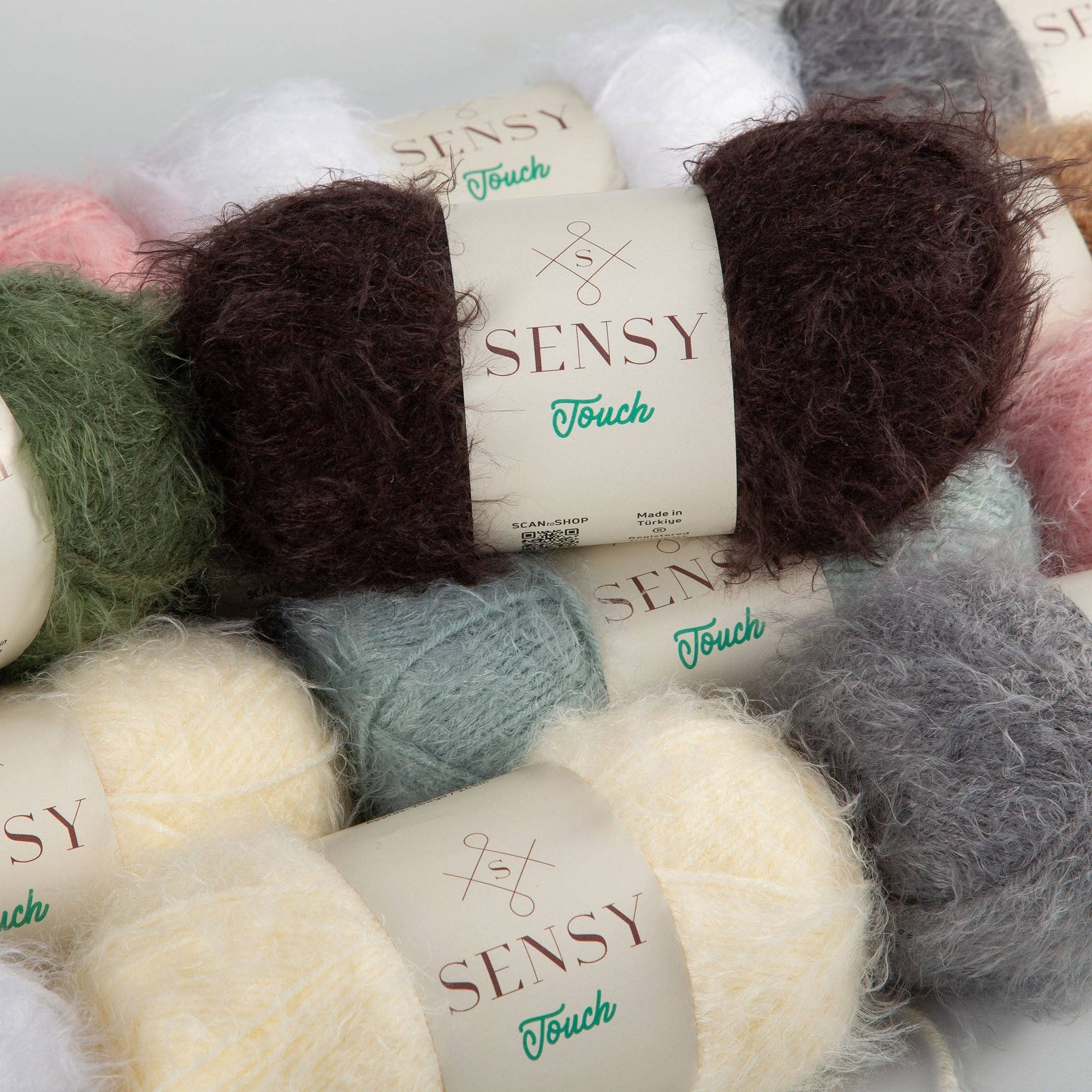 Sensy Touch Yarn, 3.5 oz, 268 Yards, Gauge 3 Light