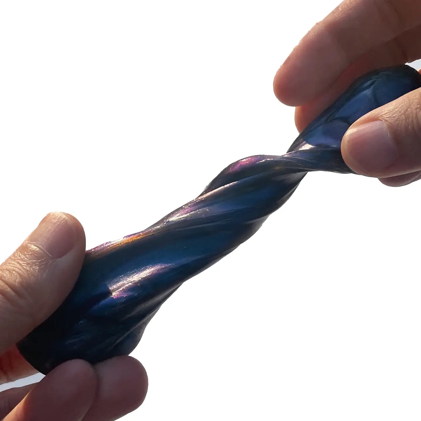 Large Gootonium: Dark Blue Prismatic Nebula Putty - 50gm