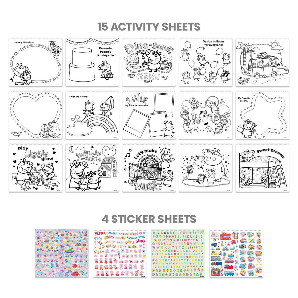 Peppa Pig Color & Collage Portfolio