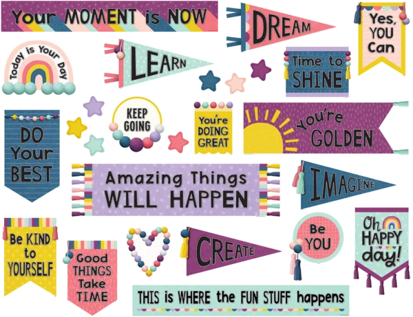 Oh Happy Day Mini Bulletin Board Set