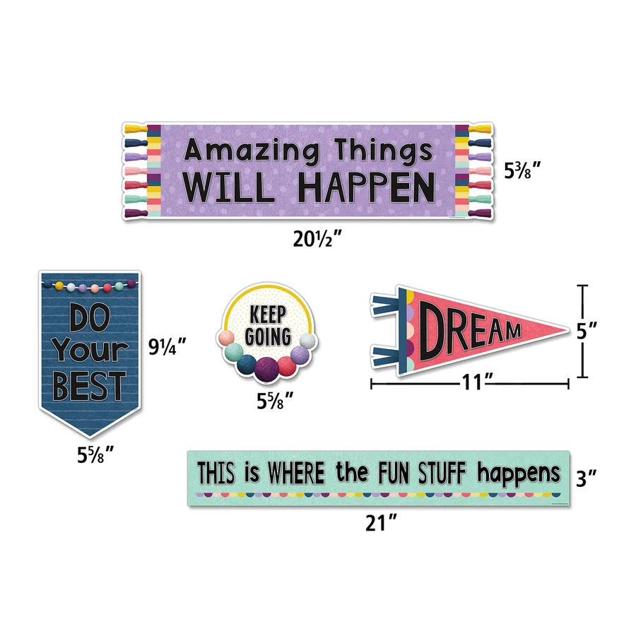 Oh Happy Day Mini Bulletin Board Set