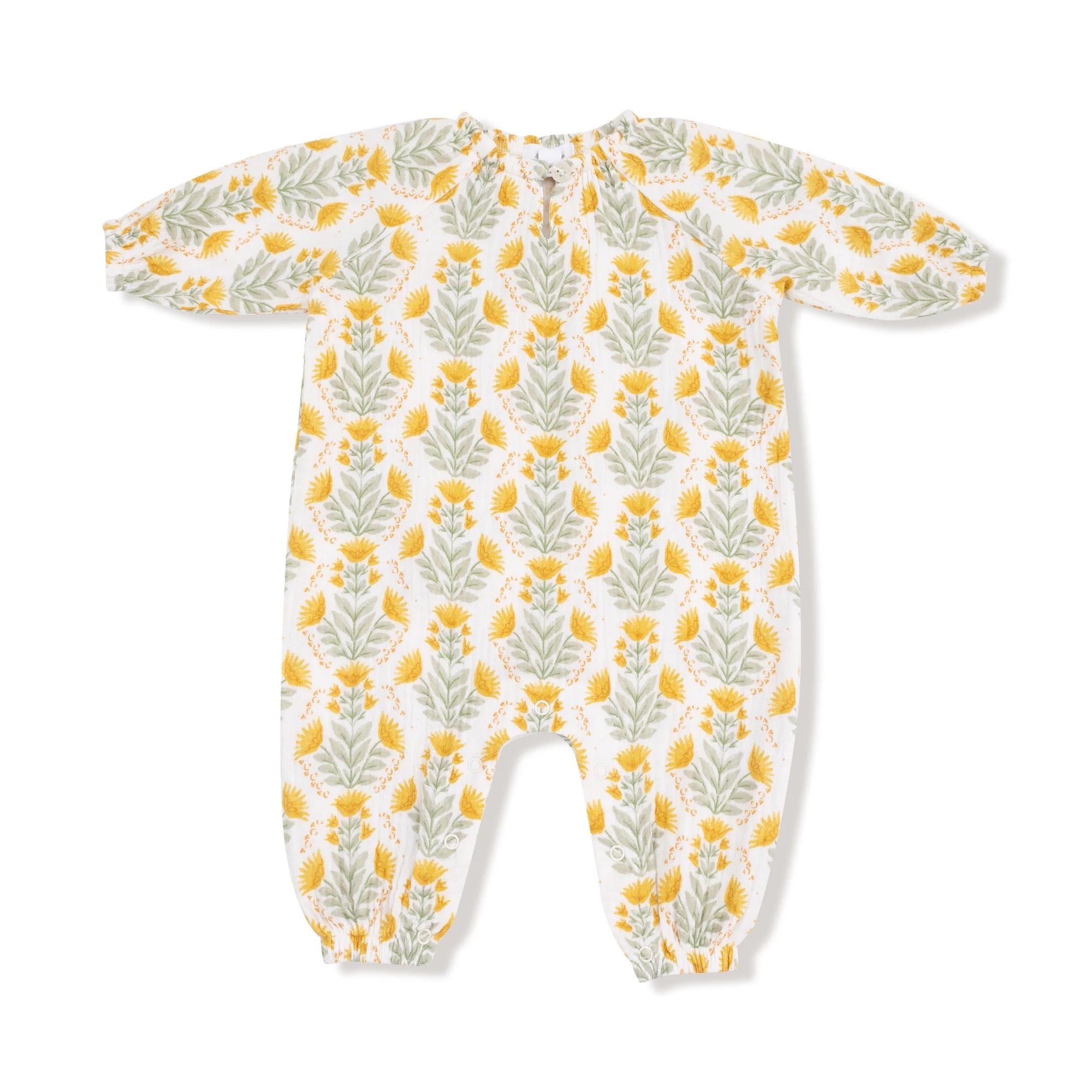 Angel Dear Winter Dandelions Peasant Romper