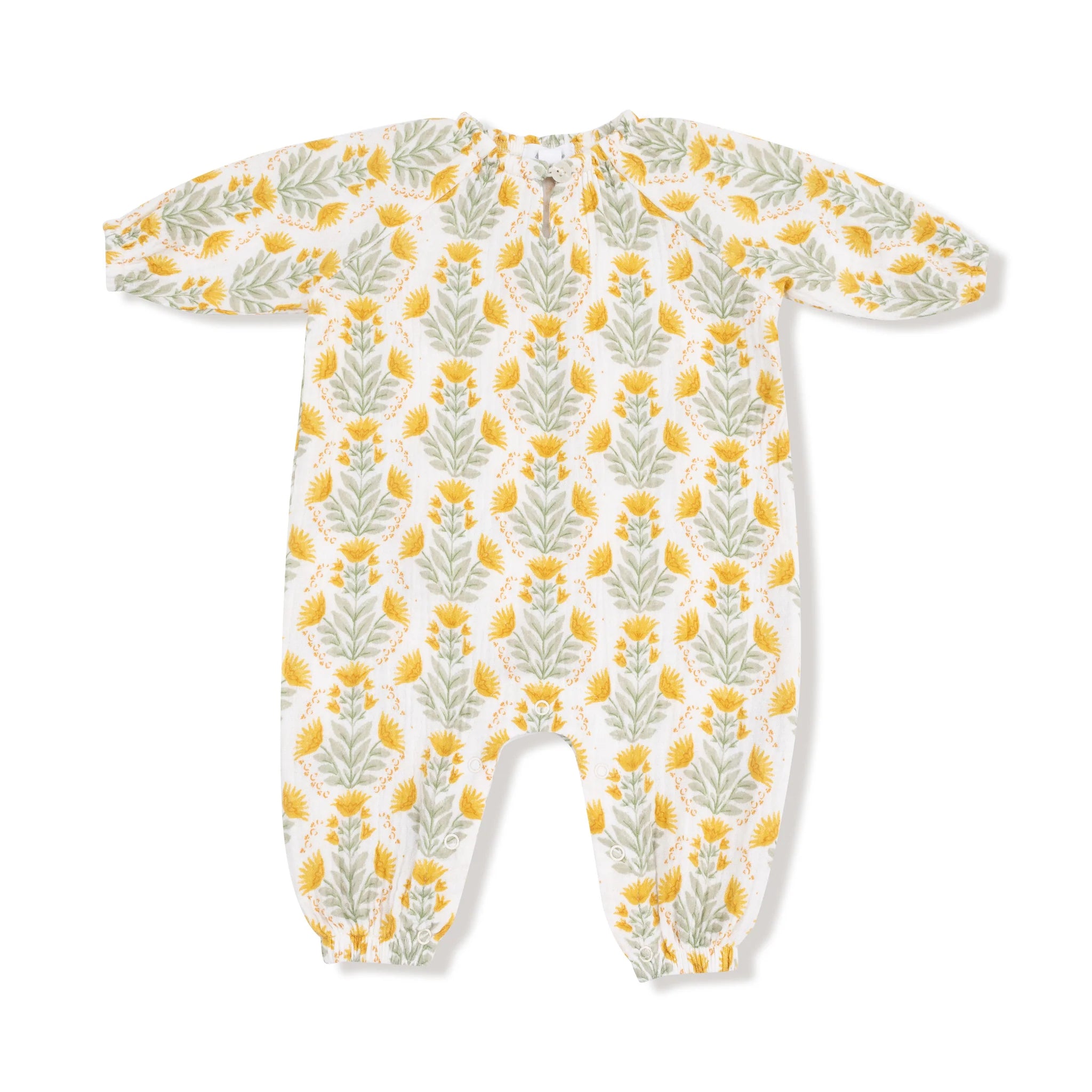 Angel Dear Winter Dandelions Peasant Romper