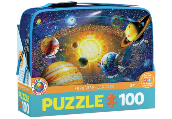 Eurographics The Solar System 100 Piece Puzzle in Lunch Bag