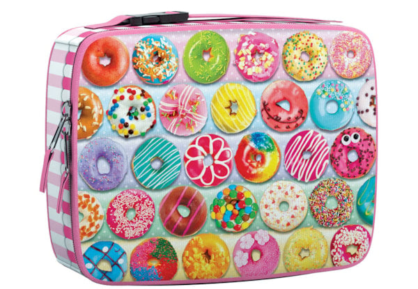 Eurographics Delightful Donuts 100 Piece Puzzle in Lunch Bag