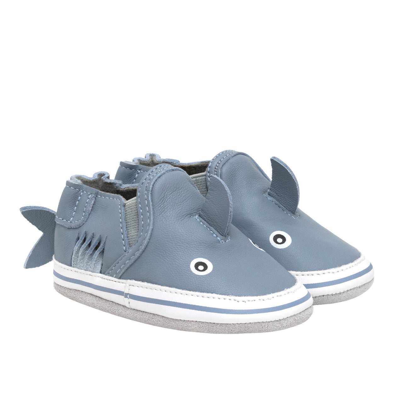Robeez Sebastian Shark Soft Soles Shoes
